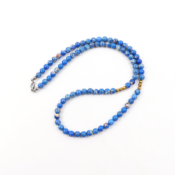 NECKLACE | BLUE THIN STONES