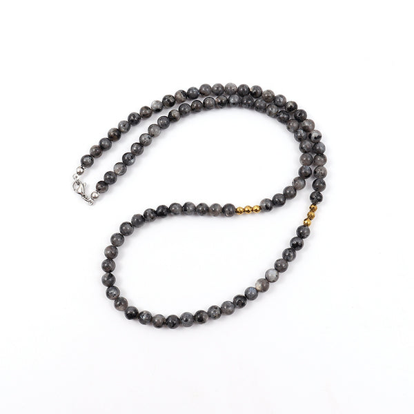 NECKLACE | GRAY THIN STONES