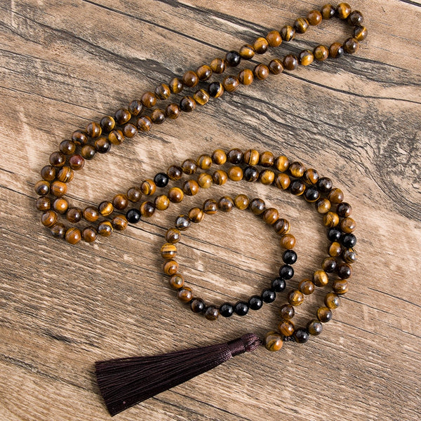 NECKLACE SET | BROWN BROOM