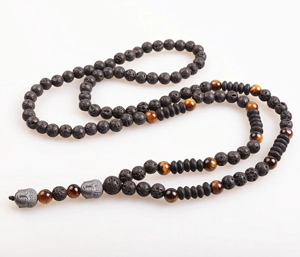 NECKLACE | BROWN LAVA