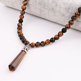 NECKLACE | BROWN TIGER EYE