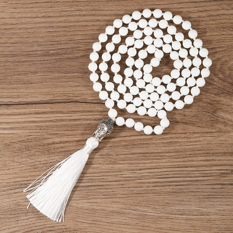 NECKLACE | FULL WHITE BROOM