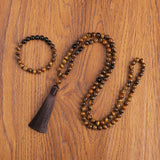 NECKLACE SET | BROWN BROOM