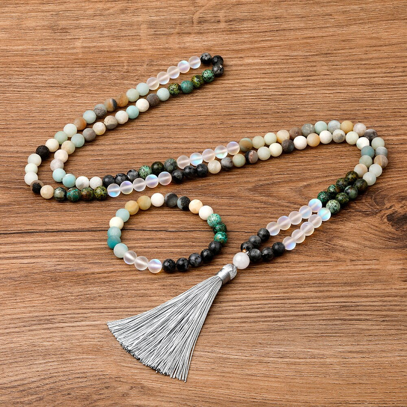 NECKLACE SET | CLEAR BROOM