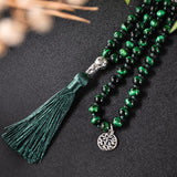 NECKLACE SET | GREEN BROOM