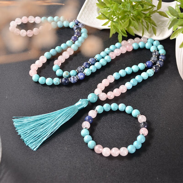 NECKLACE SET | TURQUOISE BROOM