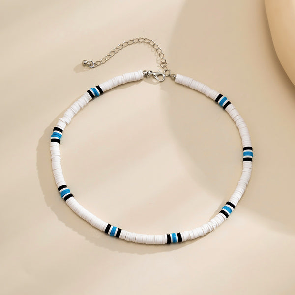 NECKLACE | WHITE TOURQUISE WOODEN