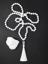 NECKLACE | FULL WHITE BROOM