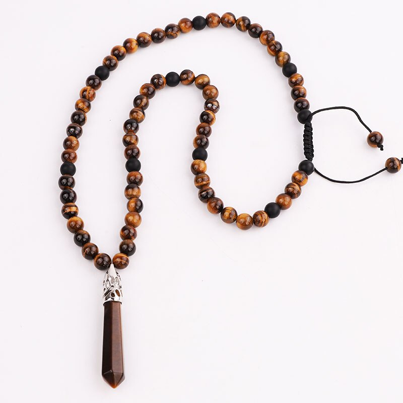 NECKLACE | BROWN TIGER EYE