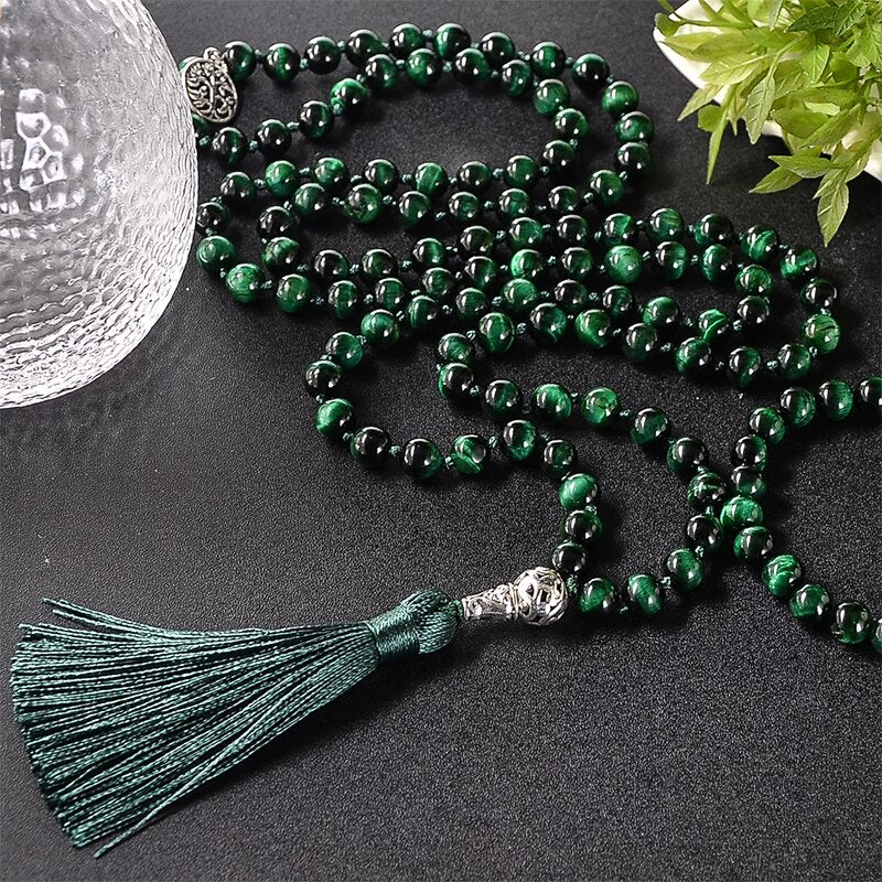 NECKLACE SET | GREEN BROOM