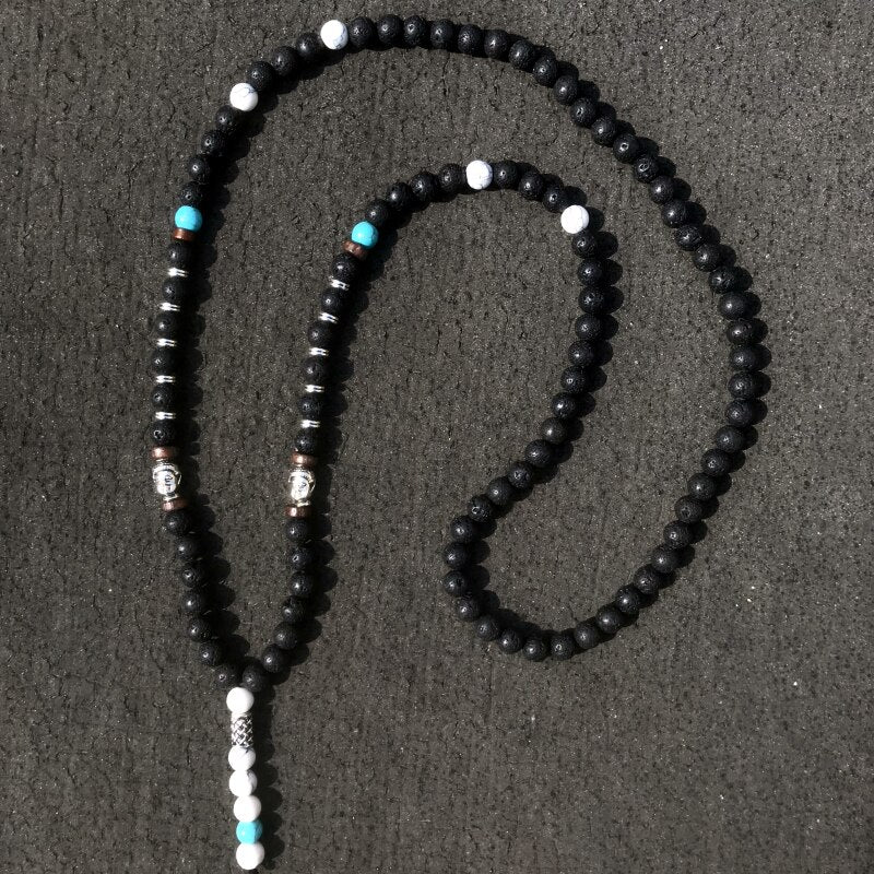 NECKLACE | BUDHA BLACK