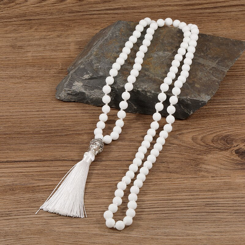 NECKLACE | FULL WHITE BROOM