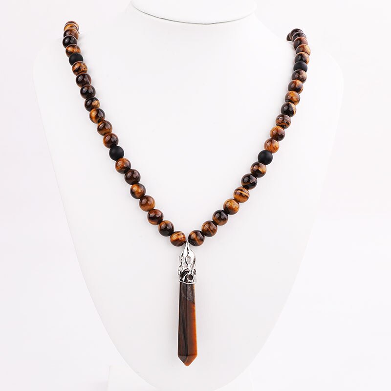 NECKLACE | BROWN TIGER EYE