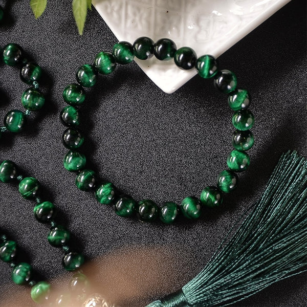 NECKLACE SET | GREEN BROOM