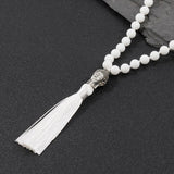 NECKLACE | FULL WHITE BROOM